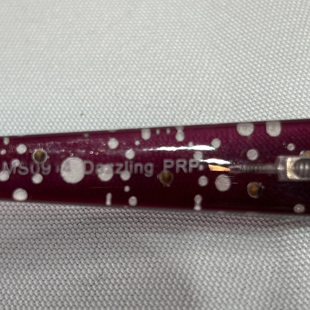 Foster Grant Reading Glasses +150 Red Glitter Polka‎ Dot Frame Stylish Readers
